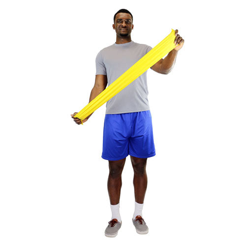 Cando Exercise Band Yellow X- Light 6-yard Roll - Sammy's Supply