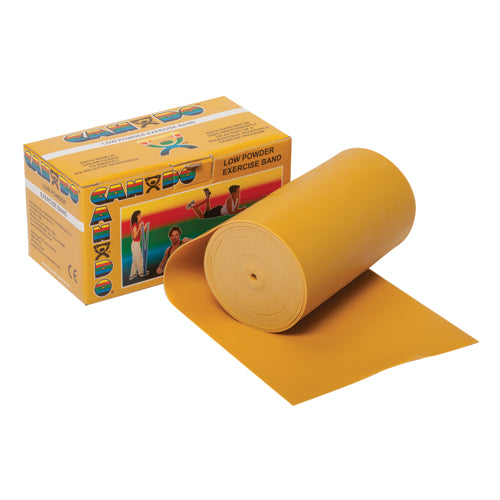 Cando Exercise Band Gold Xxx-heavy 6-yard Roll - Sammy's Supply