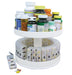 Revolving Medicine Center W-31daily Pill Compartments - Sammy's Supply