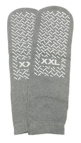 Slipper Socks; Xxl Grey Pair Men's 12-13 - Sammy's Supply