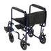 Wheelchair Transport Lightweight Blue 19 - Sammy's Supply