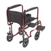 Wheelchair Transport Lightweight Red 19 - Sammy's Supply