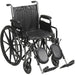 Wheelchair Econ Rem Desk Arms 20   W-elr's  Dual Axle - Sammy's Supply