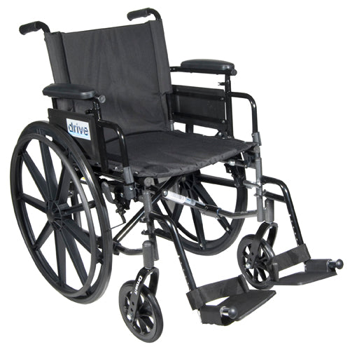 Wheelchair Ltwt K4 Flip-Back Adj Desk Arms-ELR 18 Cirrus IV - Sammy's Supply
