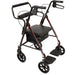 Combination Red Rollator & Transport Wheelchair - Sammy's Supply