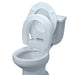 Raised Toilet Seat  Standard Hinged - Sammy's Supply