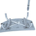 Shower Safety Bench W-back - Kd  Tool-free Assembly Grey - Sammy's Supply