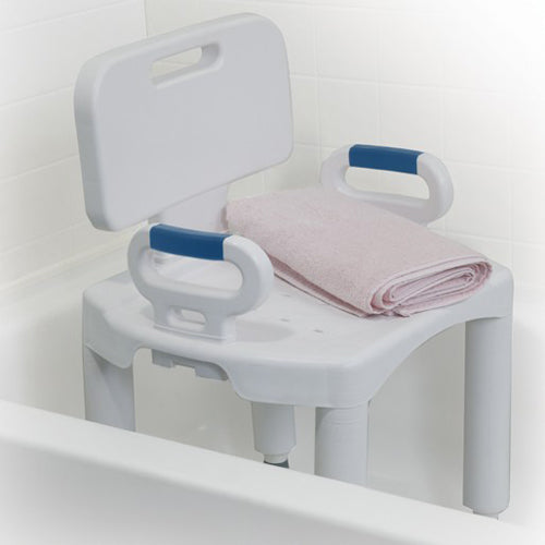 Bath Bench  Premium Series With Back And Arms - Sammy's Supply