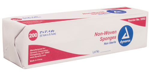 Non-woven Sponge Sterile 2's 2 X2  4ply (50-2's-tray) - Sammy's Supply