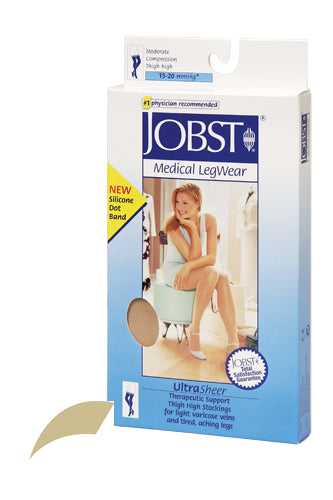 Jobst Ultrasheer 15-20 Thigh W-dot  Natural Large - Sammy's Supply