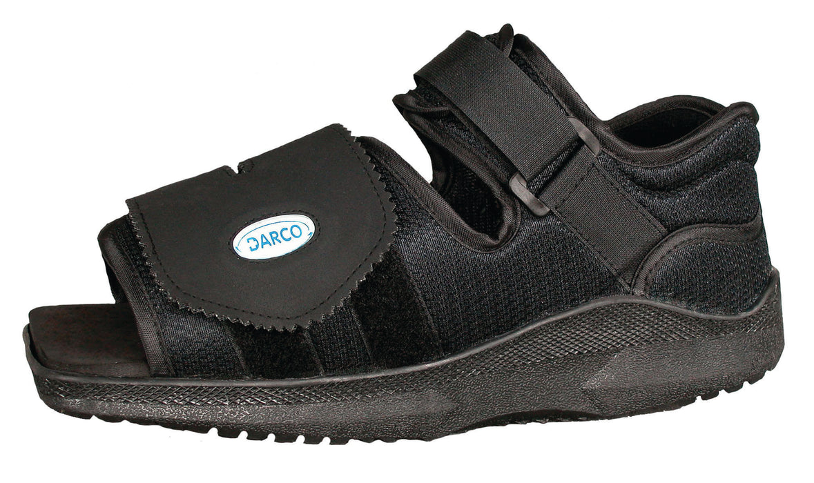 Darco Med-surg Shoe Black Square-toe  Women's Small - Sammy's Supply