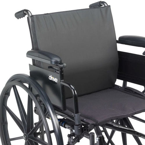 Wheelchair Back Cushion 16x17  General Use  W-lumbar Support - Sammy's Supply