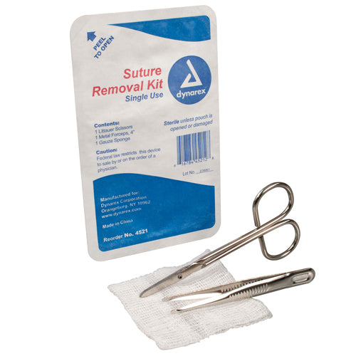 Suture Removal Kit- Sterile - Bx-10 Kits - Sammy's Supply