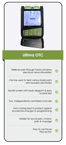 Ultima Otc Tens Device Black - Sammy's Supply