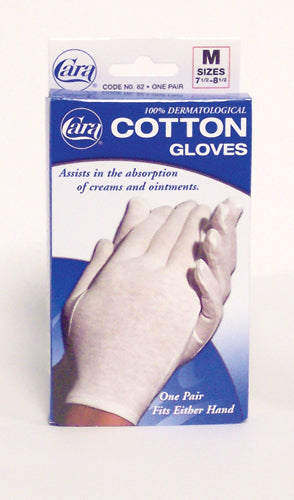 Cotton Gloves - White Medium (pair) Fits 7-1-2  - 8-1-2 - Sammy's Supply