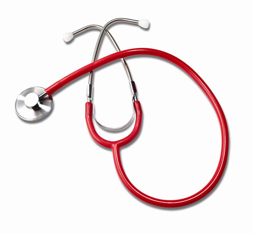 Single Head Nurses Red Stethoscope - Sammy's Supply