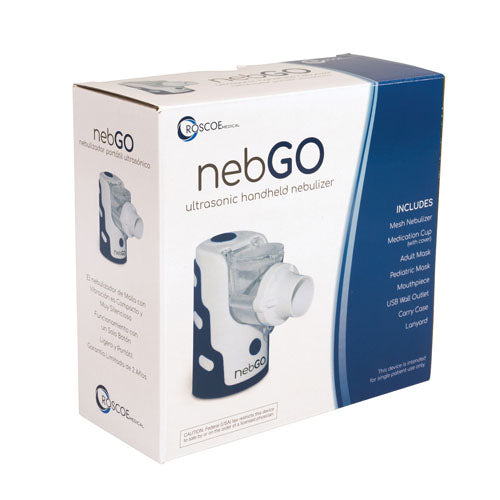 Nebgo Portable Hanheld Nebulizer  Ultrasonic Mesh - Sammy's Supply