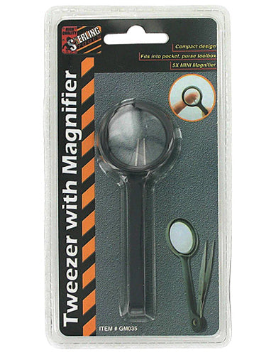 Forcep With Magnifier- 3  Retail Pack - Sammy's Supply