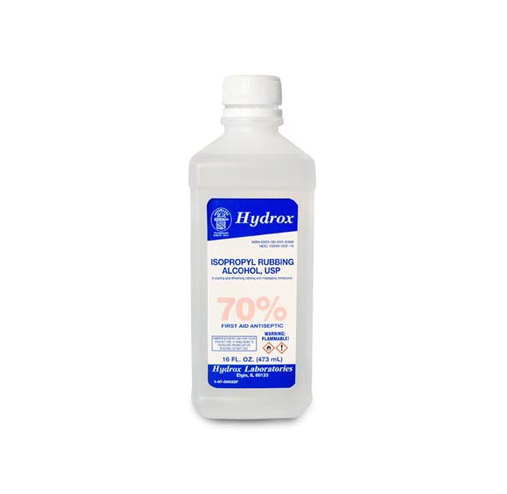 Isopropyl Rubbing Alcohol 70%, USP, 16 oz