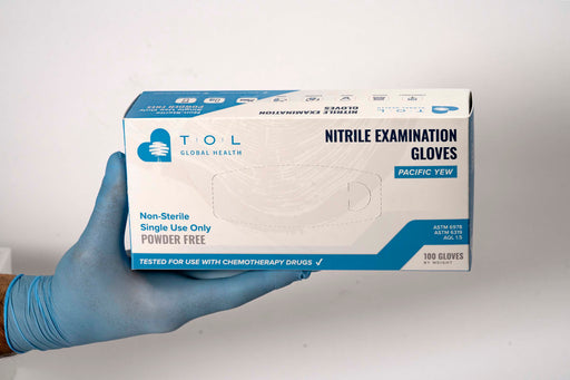 TOL Global Health Nitrile Examination Gloves Pacific Yew - Sammy's Supply