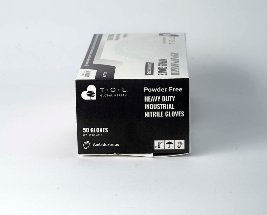 TOL Global Health Heavy Duty Industrial Nitrile Gloves - Sammy's Supply