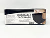 3-Ply Black Disposable Face Mask Filter Protection Face Masks (50 count Box) - Sammy's Supply
