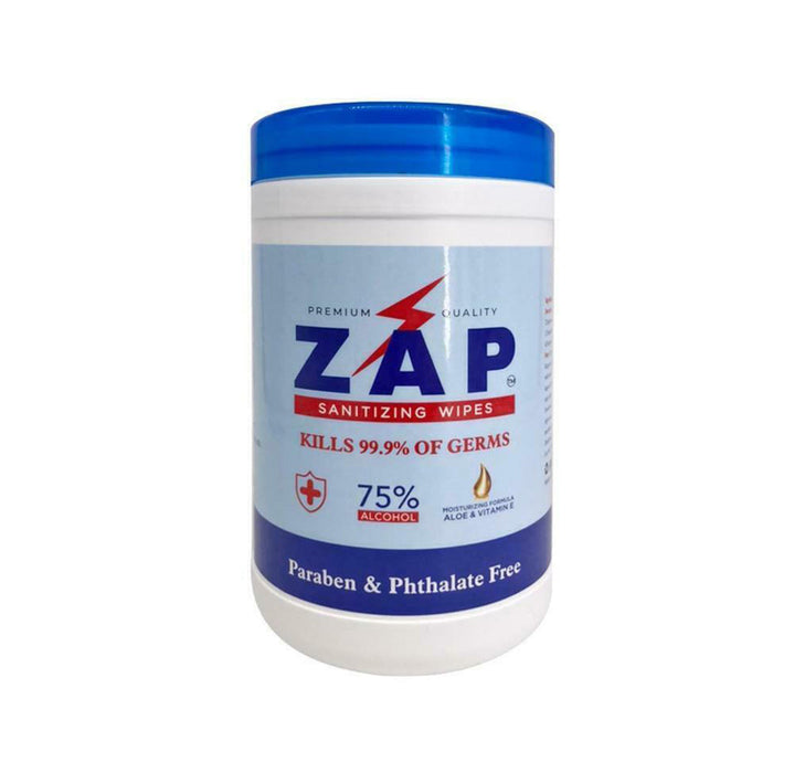 ZAP 75% Alcohol Disinfecting Wipes