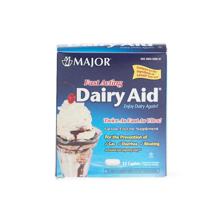 Dairy Aid Lactase Enzyme Supplement