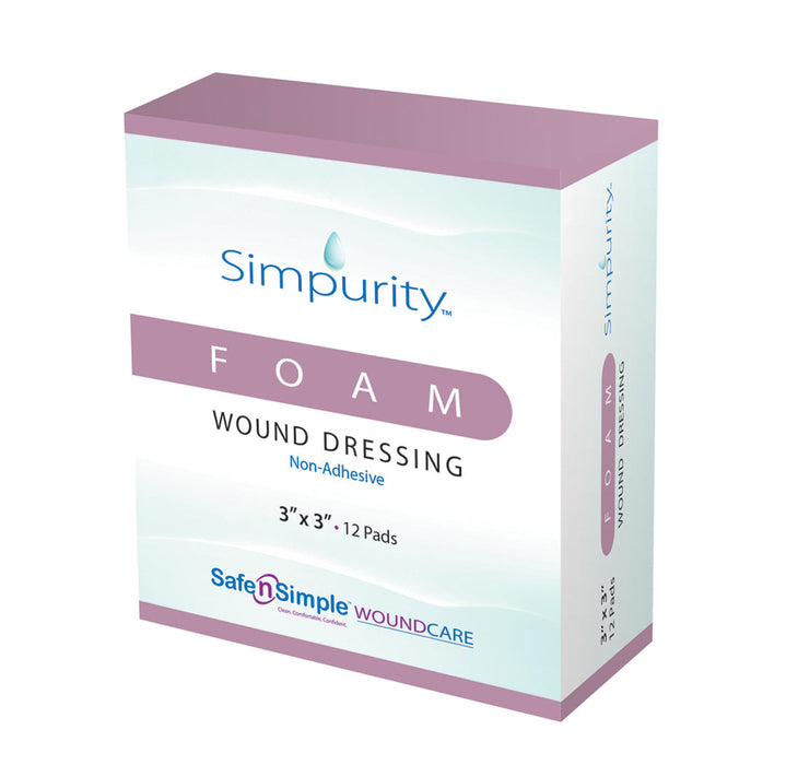 Simpurity Non-Adhesive Foam Dressing