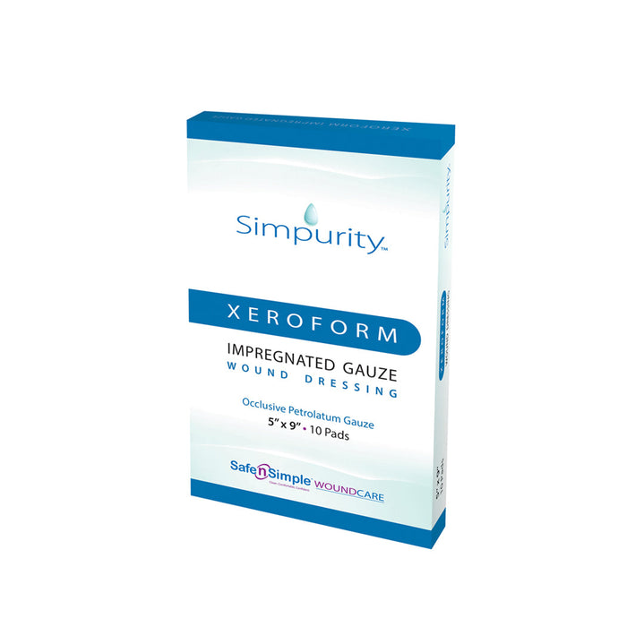 Simpurity Xeroform Impregnated Gauze Dressing