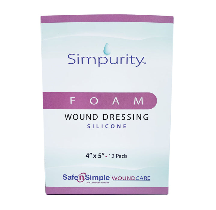 Simpurity Non-Adhesive Foam Dressing With Silicone