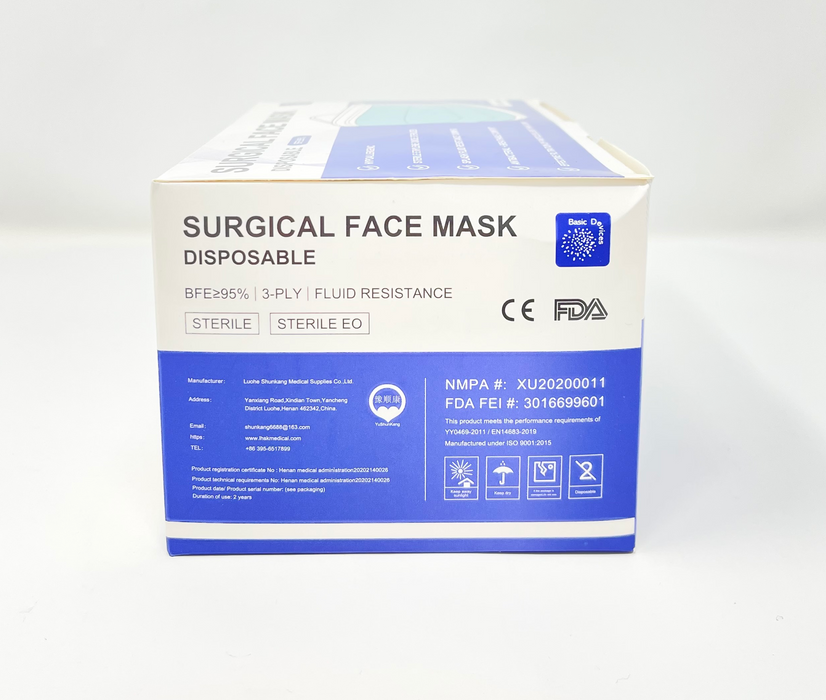 3 Ply Surgical Face Mask - LEVEL 2 - Adult Medical Grade (60 Pack)