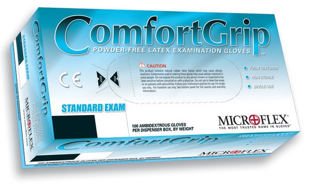 Microflex® ComfortGrip powder-free latex gloves CFG-900-XL - Sammy's Supply